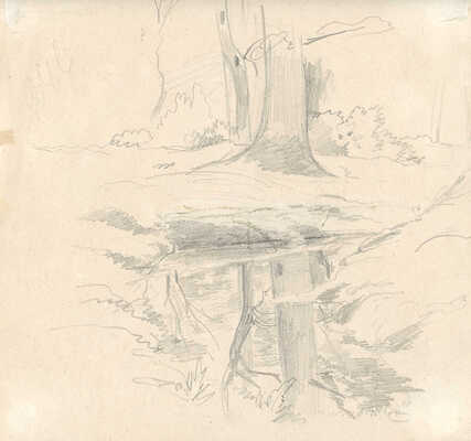 Шишкин Иван Иванович. Дубы (двухсторонняя работа)